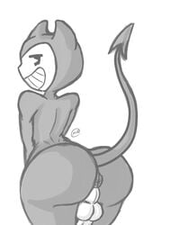 1boy anus ass balls bendy bendy_and_the_ink_machine big_ass big_butt bubble_ass bubble_butt butt dat_ass demon demon_boy demon_tail gay horns huge_ass huge_butt humanoid humanoid_penis looking_at_viewer male_only monster monster_boy nude penis smile tail testicles thick thick_ass thick_thighs tumblr video_games wide_hips