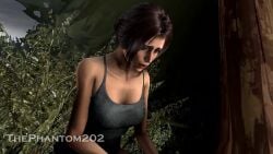 3d animated boots brown_hair diarrhea farting female forest lara_croft lara_croft_(survivor) mp4 nature pants_down public scat sound tagme thephantom202 tomb_raider video