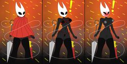 1girls arthropod breasts clothing female genitals hollow_knight hornet_(hollow_knight) humanoid insect_girl insects nipples nude presenting pussy samrunner small_waist solo solo_female solo_focus spread_legs spreading team_cherry thighs video_games weapon