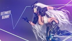 1girls 3d 3d_model auditour bunny_(the_first_descendant) cleavage female female_only light-skinned_female light_skin solo tagme the_first_descendant twintails video_game_character video_game_franchise