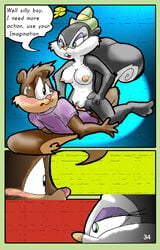 animaniacs anthro aunt_and_nephew comic grey_fur incest leinad skippy_squirrel slappy_squirrel squirrel tagme warner_brothers