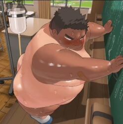 1boy 2023 60fps against_surface against_table animated ass blush chubby classroom diarrhea enema gay guptoshimaru jiggle longer_than_2_minutes longer_than_3_minutes longer_than_4_minutes longer_than_5_minutes longer_than_one_minute male male_only moobs nipples original overweight sanpaku scat shorter_than_6_minutes solo sound sound_warning tagme tan_skin tanline video yaoi