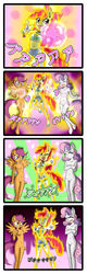 2015 3girls angry anibaruthecat anthro anthrofied apple_bloom_(mlp) bow breasts closed_eyes clothes cutie_mark_crusaders earth_pony equine female fire friendship_is_magic gloves group hair hair_on_head horn horse mammal multicolored_hair my_little_pony navel nipples nude one_eye_closed open_mouth pegasus pony purple_hair pussy rape_face red_hair scootaloo_(mlp) sweetie_belle_(mlp) tears text two_tone_hair unicorn wings yuri