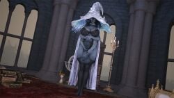 1futa 2_penises 3d 3d_model auditour balls big_hat blue-skinned_futanari blue_skin breasts cleavage elden_ring futa_only futanari glowing_eyes hat huge_breasts looking_at_viewer multiple_penises penis ranni_the_witch solo tagme testicles video_game_character video_game_franchise witch witch_hat
