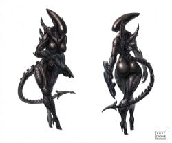 female xenomorph from alien (franchise) by kory cromie