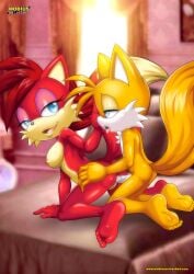 anal anal_sex ass barefoot bbmbbf breasts feet fiona_fox mobius_unleashed nipples nude open_mouth palcomix penis pussy sega sex sonic_(series) sonic_the_hedgehog_(series) tails tails tails_the_fox tongue tongue_out