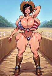 ai_generated bimbo female ptriot_arc ruby_rose rwby