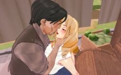 1boy 1boy1girl 3d 3girls :>= animated backstory big_ass big_breasts blonde_female blonde_hair blowjob blowjob_face cheating cheating_wife deepthroat flashback from_behind huge_ass huge_breasts impregnation_attempt impregnation_risk japs8005 kissing koikatsu motherly_cuckold netorare ntr older_male original original_characters sex sisters sisters_(lore) sound tagme ugly_bastard vacuum_blowjob vacuum_fellatio vaginal_penetration vaginal_sex video watching_sex