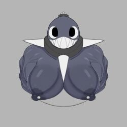 1girl chain_chomp mario_(series) megamor sharp_teeth