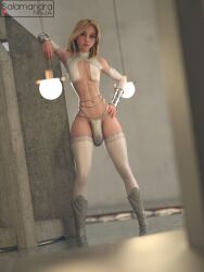 1futa 3d breasts dickgirl futanari hips legs light-skinned_futa light_skin mature salamandraninja slim_waist thick thick_hips thick_legs thick_thighs thighs waist