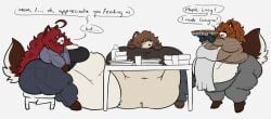 bbw big_breasts breasts cleavage female furry huge_breasts lucy_(mexifurfoof) maple_(mexifurfoof) mexifurfoof overweight tagme thick_thighs weight_gain wide_hips