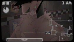 breasts camera_view cat_ears cat_tail catgirl domestic_cat dominant_female domination fdnfya female five_nights_at_freddy's furry game_cg game_screenshot gameplay oc smiling solo teeth teeth_showing threatening