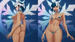 3d bikini luna_snow luna_snow_(marvel_rivals) marvel marvel_rivals