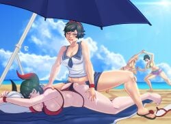 1futa 1girl1futa 3girls all_fours ambiguous_penetration beach big_breasts big_penis bikini black_hair breasts closed_eyes clothed clothing cum cum_inside detailed_background duo_focus eliza_(tekken) emilie_de_rochefort female filipina filipino_futa futa_on_female futa_penetrating futa_with_female futanari half-closed_eyes heavy_breathing horn horns human humanoid intersex interspecies josie_rizal kazama_asuka lying mesiasart open_clothes open_mouth open_pants outdoor_sex outdoors outside pale-skinned_female pale_skin panties_aside penetration penis prone_bone sex sex_from_behind sex_on_the_beach sleep_molestation sleep_sex sleeping sweat sweaty tekken tekken_7 vampire very_high_resolution