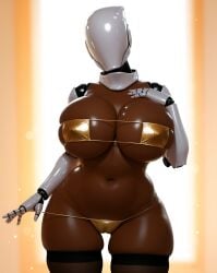 1girls 3d 5_fingers ai_generated big_breasts bikini bikini_top black_skin breasts camel_toe cameltoe cleavage faceless faceless_female female female_only front_view golden_week haydee haydee_(game) huge_breasts humanoid hyper hyper_breasts inside large_breasts nipple_bulge panty_pull robot robot_girl robot_humanoid solo solo_female standing stockings top_heavy voluptuous