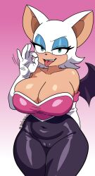 rouge the bat from sonic (series) by mr.brightside