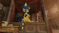 ankha from animal crossing by hazeker