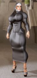 1girls 3d athletic athletic_female big_ass big_breasts big_thighs bimbo breasts breasts_bigger_than_head bust busty curvaceous curvy curvy_figure female hips huge_ass huge_breasts irish large_ass large_breasts light-skinned_female light_skin mature mature_female muscular muscular_female nun original original_character sevenarts sevenverse sister_iris_(sevenarts) slim_waist thesevenartsx thick thick_hips thick_legs thick_thighs thighs voluptuous waist warrior wide_hips