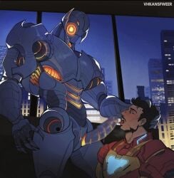 2boys gay gay_sex male marvel marvel_rivals robot robot_boy sucking_penis