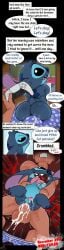 absurd_res alien anal anal_orgasm anal_sex animal_genitalia animal_penis anthro anthro_penetrated anus ass balls bedroom_eyes blue_body blue_fur blue_nose bodily_fluids bottomwear boxers_(clothing) boxers_down bulge clenched_teeth clothing comic controller cum cum_from_ass cum_in_ass cum_inside cum_on_penis cum_string cum_while_penetrated cumshot dialogue digital_media_(artwork) disney dualshock dualshock_4 duo ejaculation electronics english_text erection experiment_(lilo_and_stitch) first_person_view from_behind_position fur game_controller gaming genital_fluids genitals half-closed_eyes hands-free hi_res holding_controller holding_game_controller holding_object holding_partner human human_on_anthro human_penetrating human_penetrating_anthro interspecies larger_human lilo_and_stitch looking_back looking_pleasured male male/male male_penetrated male_penetrating male_penetrating_male mammal meme narrowed_eyes no_nut_november nude open_mouth orgasm orgasm_face penetration penile penile_penetration penis playing_video_game playstation playstation_4 playstation_5 playstation_controller rear_view saliva saliva_string seductive sex shirt shorts sitting size_difference smaller_anthro smaller_penetrated sony_corporation sony_interactive_entertainment speech_bubble standing standing_sex stitch_(lilo_and_stitch) sweat sweatdrop tail tears tears_of_pleasure teeth television text theoryofstrings tongue tongue_out topwear underwear wireless_controller