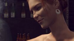2k_czech bar earrings joe'_s_girl liquor mafia_2 mafia_fanshine pub red_hair smiling smoke white_skin