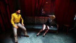 blonde_female blonde_hair bruised bruised_eye chocker digital_extremes_(2k_games) dirty dirty_clothing face_slapping forced_prostitution hooker human_trafficking male panties pimp prostitution ragged_clothing slap slave tagme the_darkness_2_(2007) video white_girl
