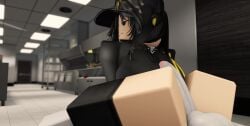 3d 3d_(artwork) 3d_animation animated ass ass_on_face balls big_ass blushing breasts clothing facesitting licking_ass mcdonald's no_sound penis penis_in_pussy roblox roblox_studio robloxian self_upload sex straight stupidzewl tagme uniform vagina vaginal_penetration video