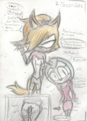 absurd_res anthro arthropod beetle canid canine canis cheating_girlfriend dogun duo female female/female graphite_(artwork) hi_res hidden_vibrator idw_publishing insects jewel_the_beetle mammal masturbation offscreen_character sega sex_toy sonic_(series) sonic_the_hedgehog_(comics) sonic_the_hedgehog_(idw) sonic_the_hedgehog_(series) speech_bubble traditional_media_(artwork) vibrator whisper_the_wolf wolf