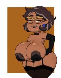 1girls big_breasts brown_hair camila_noceda dark-skinned_female dark_skin disney disney_channel enormous_breasts huge_breasts hyper_breasts latina looking_at_viewer massive_breasts mature mature_female milf mother takeshi1000 the_owl_house thick_thighs voluptuous voluptuous_female wide_hips