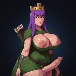 1futa 1girls ai_generated archer_queen_(clash_of_clans) archer_queen_(clash_royale) areolae big_ass big_breasts big_butt breasts clash_(series) clash_of_clans clash_royale cum curvy curvy_ass curvy_body curvy_female curvy_futa curvy_hips curvy_milf curvy_thighs enormous_ass enormous_breasts enormous_butt female futanari futasub huge_ass huge_breasts huge_butt intersex large_ass large_breasts large_butt large_thighs light-skinned_female light-skinned_futa milf nipples orgasm orgasm_face penis pubic_hair puffy_areola puffy_nipples purple_hair round_ass round_breasts round_butt royalty small_penis thick thick_ass thick_butt thick_hips thick_legs thick_thighs voluptuous voluptuous_female voluptuous_futa