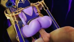 1boy 1girls 3d anus athletic_female blizzard_entertainment cowgirl_position elf female from_behind glaif human human_(world_of_warcraft) human_penetrating light-skinned_male light_skin male purple_hair purple_skin pussy sex vaginal_penetration vaginal_sex warcraft world_of_warcraft xal'atath