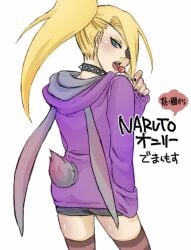 ass bare_legs blonde_hair boy cum deidara female femboy femdom girly goth human human_male legs light-skinned_femboy light-skinned_male light_skin long_hair looking_at_viewer male male_focus male_only naruto naruto_(series) naruto_shippuden presenting shorts small_waist smile tagme thick_thighs thighs white_body yaoi