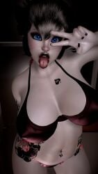 1girls 3d 4k big_breasts big_lips black_hair black_lipstick black_makeup blacked blue_eyes bra breasts breasts_bigger_than_head crashbanditkut curvy curvy_figure earrings eyeshadow fat_lips female female_focus goth goth_girl hair hi_res high_resolution highres light-skinned_female light_skin lingerie lingerie_only lips lipstick long_hair looking_at_viewer make_up makeup mario_(series) nail_polish nails navel navel_piercing nose_piercing panties peace_sign penis_tattoo piercing princess princess_peach qos qos_tattoo queen_of_spades queen_of_spades_symbol queen_of_spades_tattoo septum_piercing solo spade_tattoo super_mario_bros. thick thick_thighs thighs tongue tongue_out video_game_character video_games virt-a-mate virtamate voluptuous voluptuous_female