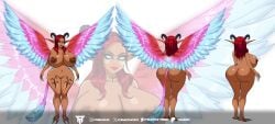 alien angel character_design curvy digital_art dragon dragon_girl fantasy_character mass_effect mass_effect_fanart original_character quarian sexy sexy_girl sexy_woman thick thick_and_curvy