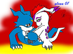 anthro digimon furry glenn gomamon male_only tagme veemon