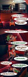 3d big_ass big_breasts big_penis boyfriend english_text girlfriend glasses instant_loss missionary_position pure_lust reverse_cowgirl_position text tired velma_dinkley_(cosplay)