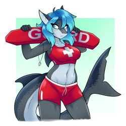 ambris anthro erika_(ambris) female female_only shark solo tagme