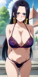 ai_generated big_breasts boa_hancock female female_only marvelousvice milf one_piece