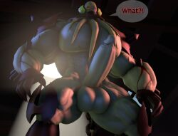 3d alien ben_10 big_balls big_penis bladesharks chimera_sui_generis hyper_muscles looking_down male muscular pecs penis sam1377 solo text_bubble vilgax