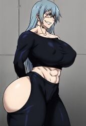 1girls ai_generated big_ass big_breasts female female_only jujutsu_kaisen mahito_(jujutsu_kaisen) mtf_transformation rule_63 solo tagme