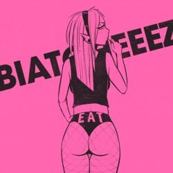 tagme twerk gif pink ass eat lollipop fishnet