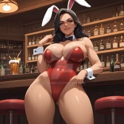 1girls ai_generated ass black_hair blue_eyes breast breasts bunny_ears bunny_girl cleavage curvaceous curvaceous_body curves curvy curvy_body curvy_female curvy_figure curvy_milf dc dc_comics deviantart diana_prince exposed_ass exposed_breast exposed_breasts exposed_butt female hourglass_figure inner_sideboob light-skinned_female light_skin milf okosumo sideboob voluptuous voluptuous_female watermark wonder_woman wonder_woman_(series)