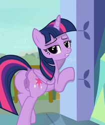 ... 2018 absurd_res alicorn animal_genitalia animal_pussy anus ass bedroom_eyes begging biting_lip clitoral_winking clitoris cutie_mark dialogue dock english_text equine equine_pussy eyebrows eyelashes feathered_wings feathers female feral friendship_is_magic hair half-closed_eyes heart hi_res hooves horn in_heat inviting looking_at_viewer looking_back mammal multicolored_hair my_little_pony nude outside pose presenting presenting_pussy profanity puffy_anus purple_eyes purple_feathers pussy pussy_juice raised_tail seductive shadow shutterflyeqd signature sky solo talking_to_viewer teeth text twilight_sparkle_(mlp) wings