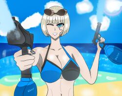 beach bikini bonnie_parker female majo_taisen