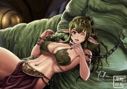 before_sex captive captured chains collar collar_and_leash groping implied_sex jabba_the_hutt laying_on_stomach leash leash_pull restrained slave slave_collar slave_leia slave_leia_(cosplay) slave_outfit slavegirl tiki_(adult)_(fire_emblem) tiki_(fire_emblem)