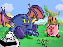 kirby kirby_(series) male male_only meta_knight nintendo nude penis stoon stoonbucko video_games