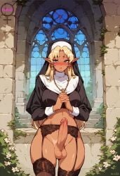 ai_generated elf futa_only futaai futanari nun