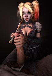 3d batman:_arkham_knight batman_(series) dc dc_comics handjob harley_quinn harley_quinn_(arkham) harley_quinn_(arkham_knight) nomonno source_filmmaker