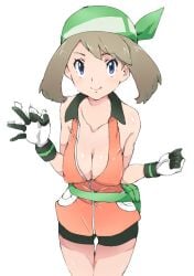 cleavage large_breasts may_(pokemon) may_(pokemon_emerald) pokemon pokemon_rse wigglytuff_(pokeacc)