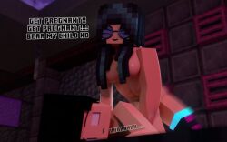 1boy 1futa 3d abs bedroom black_hair cinema4d closed_eyes comic_panel confused creator_(morirosemc) dick_in_ass dick_unseen dominant_futanari futa_on_male futa_penetrating_male futanari get_pregnant_(meme) girl_with_glasses glasses light_shoes male minecraft moaning mori_rose_(morirosemc) morirosemc no_pupils penetrating_ass penetrating_male penis_in_ass sex sex_from_behind small_breasts submissive_male